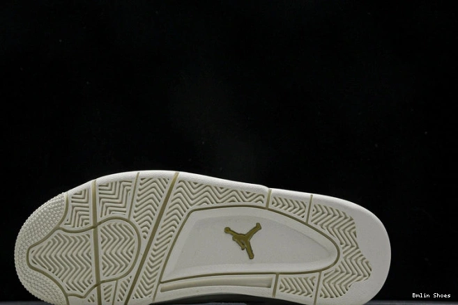 Bmlin 4 Metallic Retro Jordan Gold AQ9129-170 0712